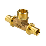Тройник надвижной с переходом на нар.р. 20(2,8) х 3/4" х 20(2,8)