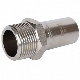 Вставка резьбовая ROMMER, нерж. сталь с нр.р. 28х3/4"