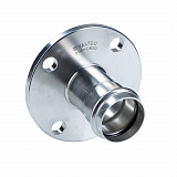Соединитель с переходом  на фланец, нержавеющая сталь 54хDN50