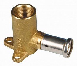 Водорозетка ВР, латунь пресс, 20x1/2" (52 мм) HENCO