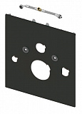 Нижняя панель TECElux д/установки унитазов-биде, стекло черное