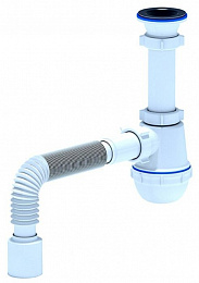 Сифон Ани Грот 1 1/2*40 с гибкой трубой 40х50