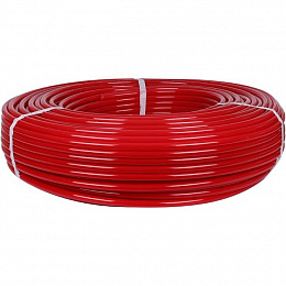 Труба STOUT PEX-a 16х2,0 (бухта 500м) из сшитого полиэтилена с кислородным слоем, красная