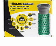 Универсальный комплект для шумоизоляции канализационных труб TONLOS Pipe PRO