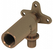 Уголок с настенным креплением, удлиненный 16 х 1/2'' бронза TECEflex