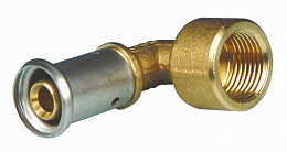 Угольник 90° ВР, латунь пресс, 20x3/4" HENCO
