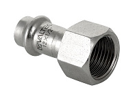 Соединитель нерж. сталь с вн.р. 15х1/2"