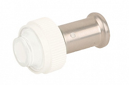 Пресс фитинг с накидной гайкой под евроконус, ПВДФ пресс (белый), 16x3/4" HENCO