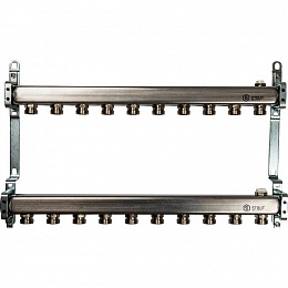 Коллектор из нержавеющей стали STOUT 1"/3/4"x10 вых.