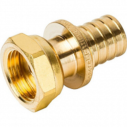 Переходник STOUT с НГ 20х1/2"  для труб из сшитого полиэтилена аксиальный
