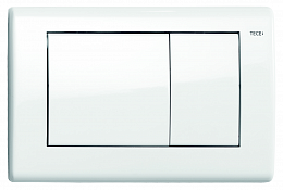 Панель смыва с двумя клавишами TECEplanus, цвет белый глянцевый