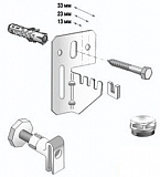 Комплект настенныx креплений для радиаторов Compact от 1800 (1415107)