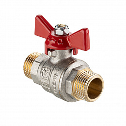 Кран шар. ValTec BASE-ГОСТ НР-НР 1/2" бабочка  DN15 PN40
