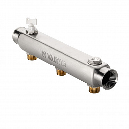 Коллектор VALTEC нерж.сталь 7 вых. х1 1/2"х3/4" 100мм