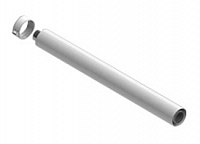 Элемент дымохода D60/100 труба коаксиальн.L=1000 мм п/м, уплотнения и хомут в комплекте