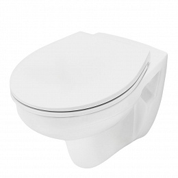 Унитаз TECE Basic безободковый подвесной в комплекте с сиденьем soft-close и крышкой