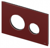 Лицевая панель TECEloop modular, стекло, рубиновый